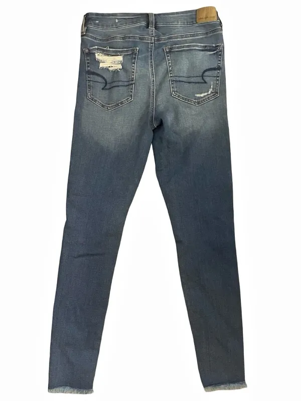American Eagle Super Stretch Distressed Skinny Jeans Size 6 - Image 2