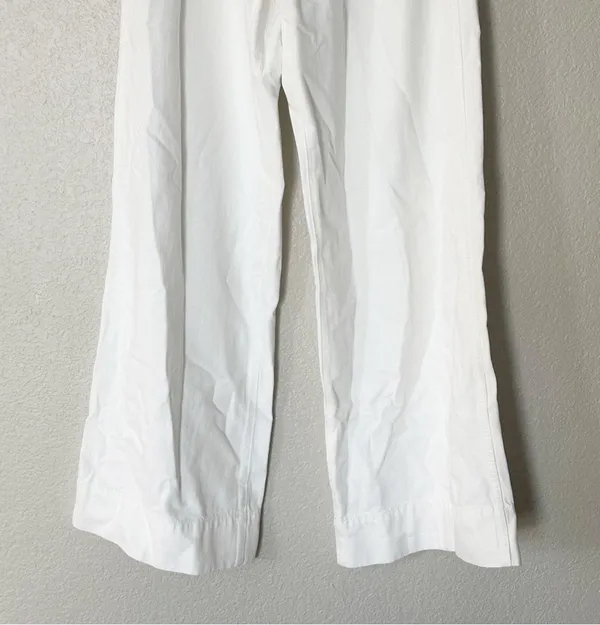 Madewell Jeans Womens Superwide-Leg Jeans White 100% Cotton Size 28 NEW‎ - Image 5
