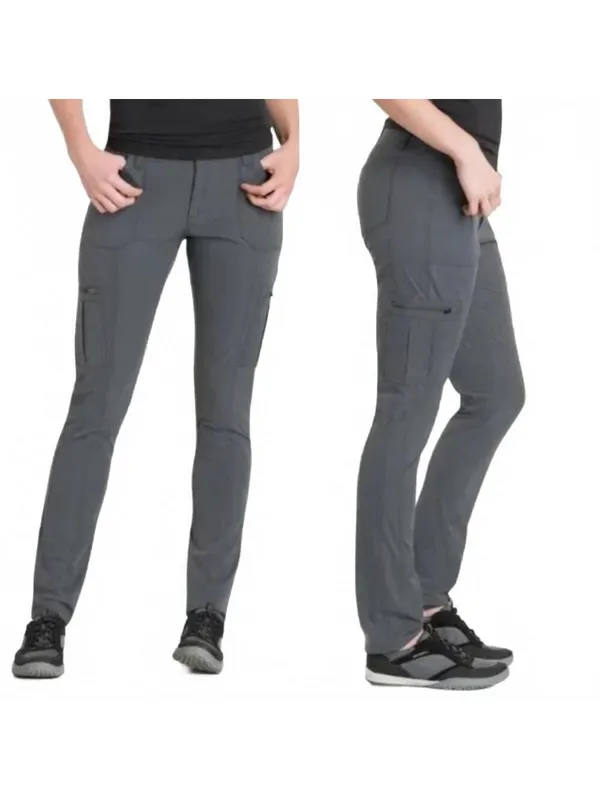 Kuhl Horizn Skinny Fit Hiking Cargo Pants Gray Style 6276 Women's Size 8 Regular - Image 2