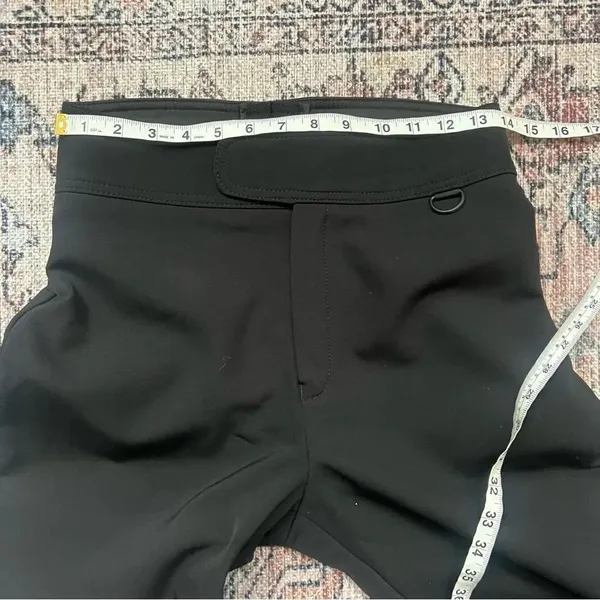 Vintage Schoeller of Switzerland Black Straight Slim Leg Stirrup Ski Snow Pants - Image 8