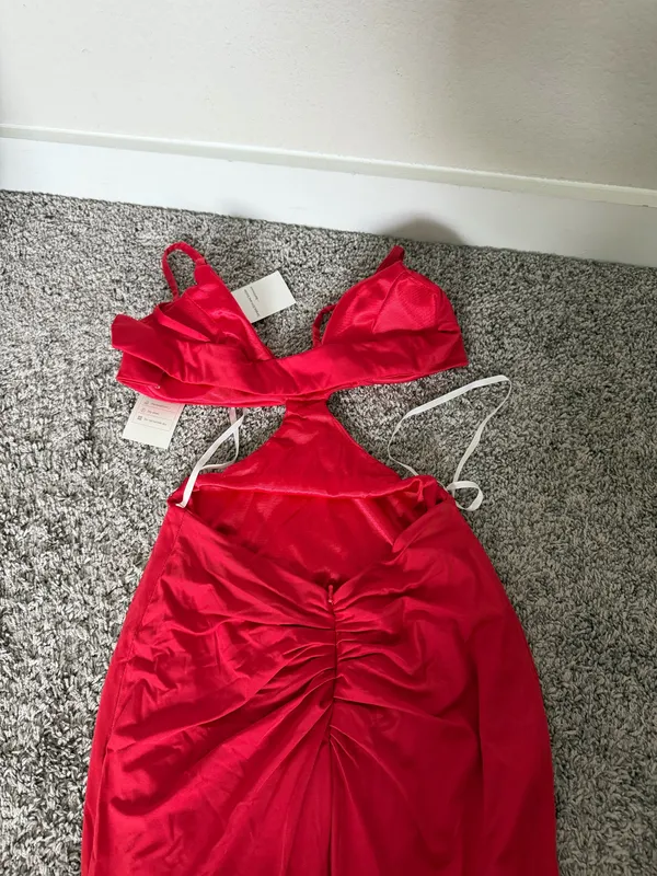 Berlin Nova Prom Dress Red - Image 3