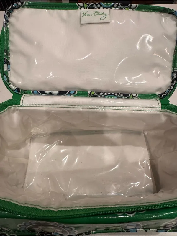 Vera Bradley Cupcakes Green Mini‎ Cooler Lunch Bag Retired Pattern - Image 4