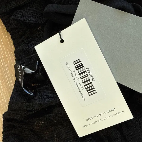 Outcast Maxi Skirt Soren Size M Black - Image 3