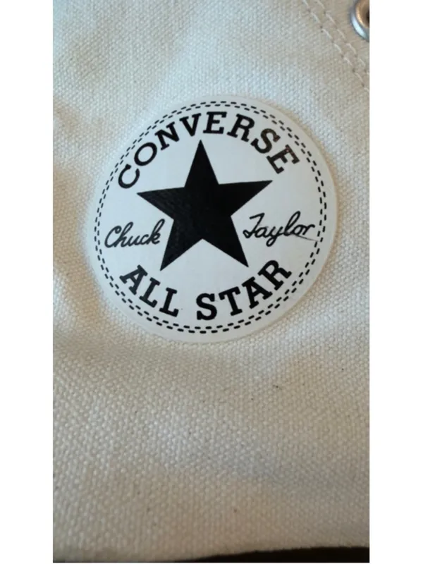 CONVERSE Chuck Taylor Lift Platform Sneakers Womens 8 White High Top - Image 8