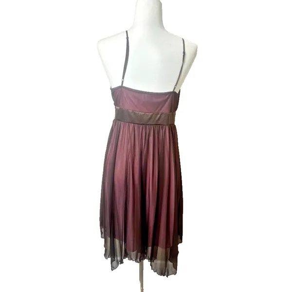 Y2k Mesh Babydoll Hot Kiss Dress Dark‎ Coquette Fairy Whimsigoth Romantic L Hoco - Image 5