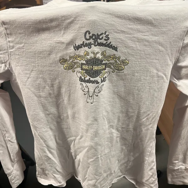 Harley-Davidson Gray and Gold Graphic Tee - Image 2