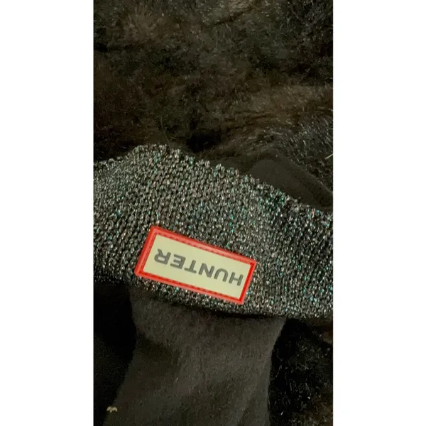 Hunter Black Boot Socks sparkly sparkles boot socks size M 5-7 - Image 2