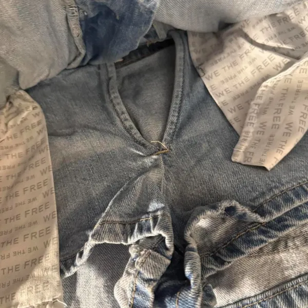 Free People ( We The Free) Denim Skort . Perfect for any occasion. NWOT, size 25 - Image 3