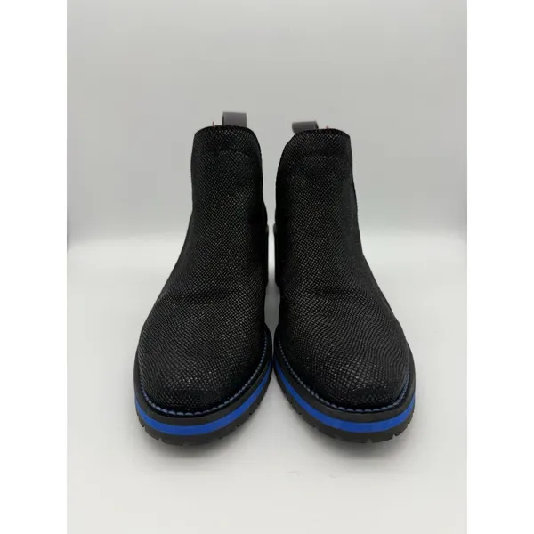Chanii B Zippette Ankle Boots Womens 36 (5.5 US) Sparkle Floral Suede Whimsigoth - Image 2