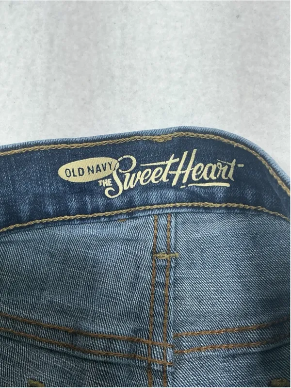 Women’s Old Navy Bootcut Blue Denim Jeans Size 6 Short 5-Pocket Solid - Image 4