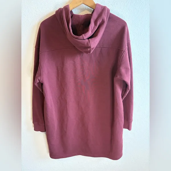 UGG Hoodie Dress Burgundy Red Size Medium - Image 5