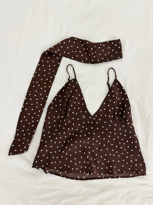 Anthropologie Maeve Scarf Silk Top - Image 2