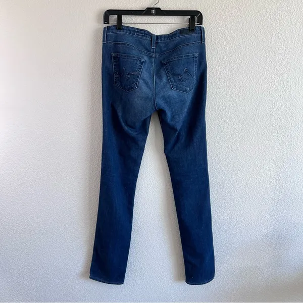 AG Adriano Goldschmied Women's The Premiere Skinny Straight‎ Blue Jeans - Image 2