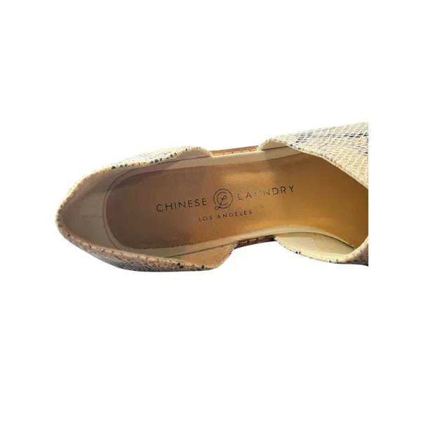 Chinese Laundry Sanz Heels Snakeskin‎ Python Pumps Womens 8 - Image 6