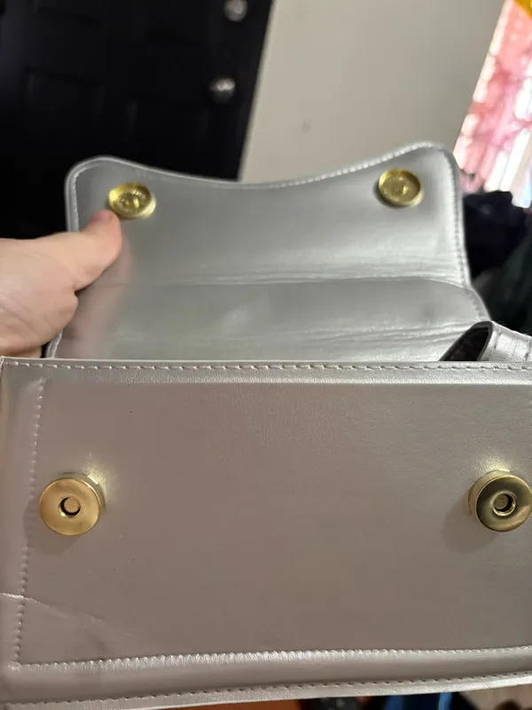 Classic Metallic Silver Top - Image 2