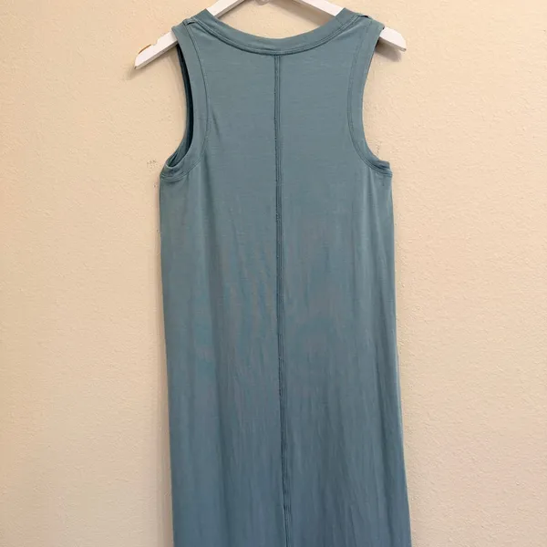 Lululemon All Yours Tank Maxi Dress Tidewater Teal Womemns 4 Athletic‎ Casual - Image 6