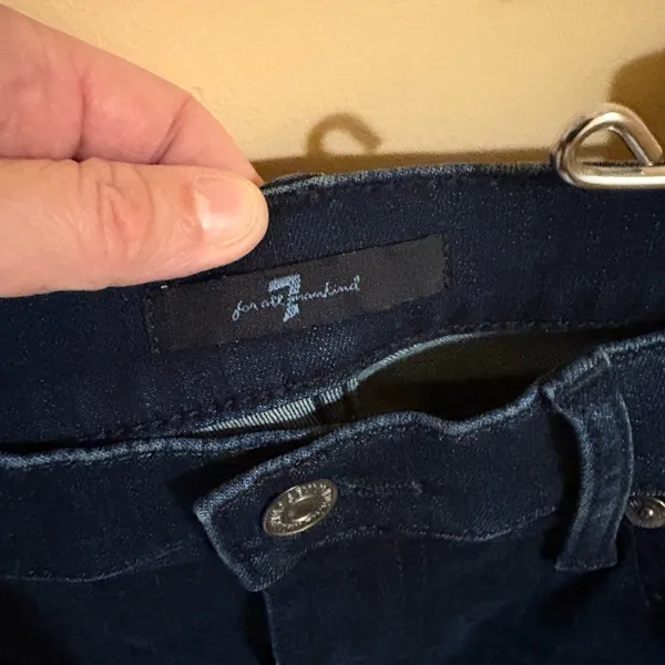 7 for All Mankind Dark Wash Dojo Jeans - Image 2