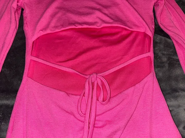 Princess Polly NWT Nolan Pink Mini Dress Size 4 Open Back - Image 6