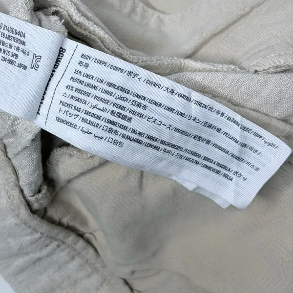 Abercrombie & Fitch Sloane Linen-Blend Wide Leg Pants - Image 10