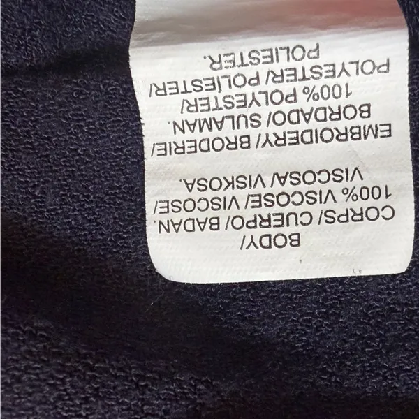 Lucky Brand Floral Embroidered V-Neck Top Navy blue L - Image 11