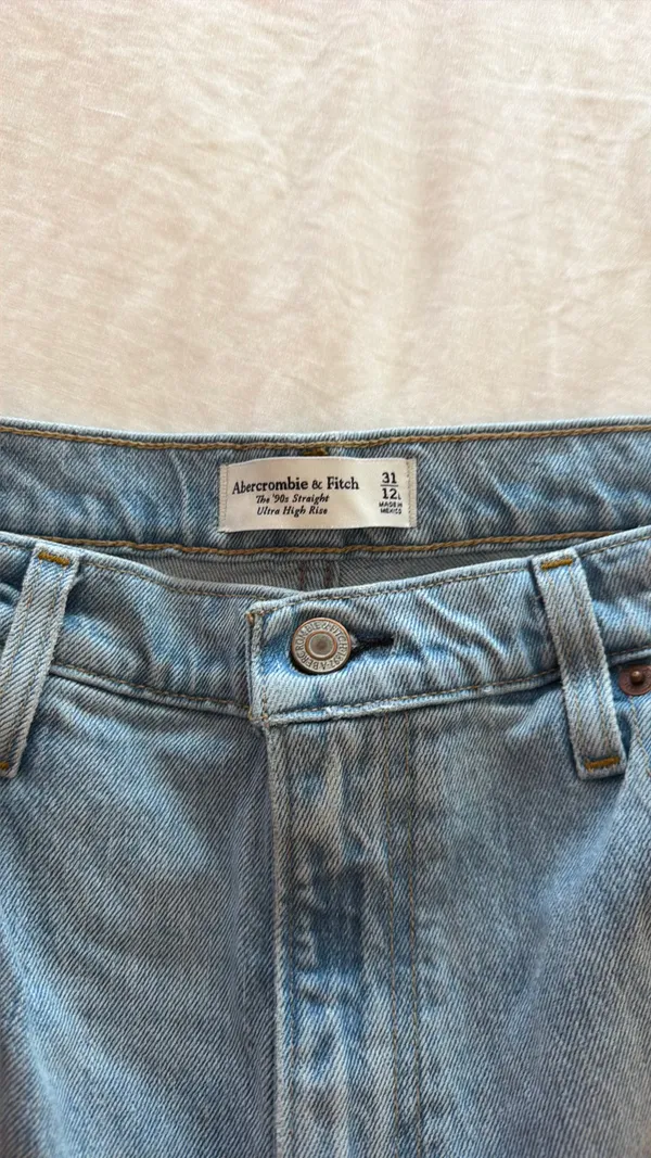 Abercrombie Straight Ultra High-Rise 90s Jeans - Image 2