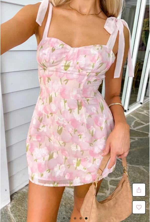 Beginning Boutique Dress Mini Floral - Image 3