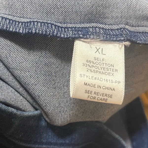 Perfectly Priscilla‎ Denim Dress Size XL - Image 7