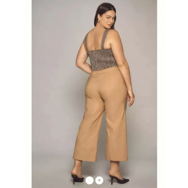 Anthropologie Maeve The Colette Cropped Wide-Leg Trousers - Image 7