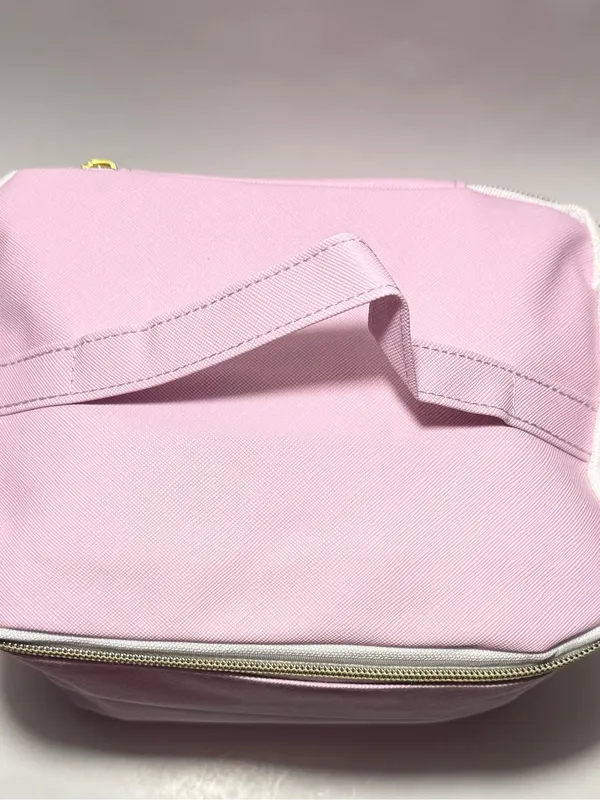 Sassy + Chic Large Pink Makeup Bag Travel Toiletry Organizer Case NWT 8x6x5 in - Image 2