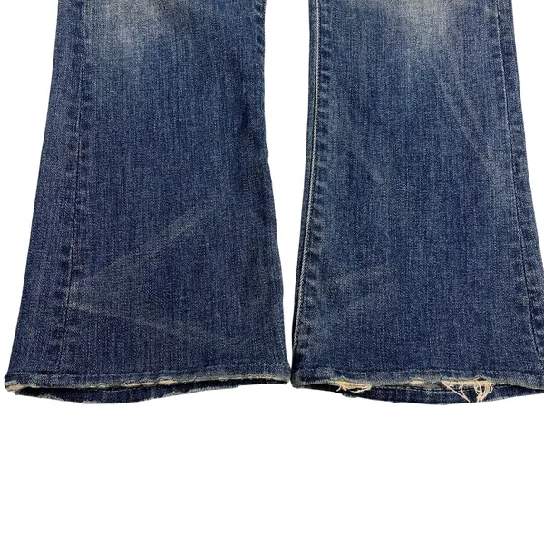 MOTHER Denim The Insider Crop Jeans Double Trouble Wash Mid Rise Size 25 - Image 4