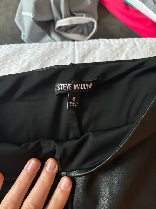 Steve Madden Leather Pants - Image 3