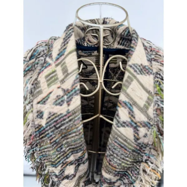 Zara Basic Outerwear Fringe Cardigan Southwestern Size XS-S - Image 10