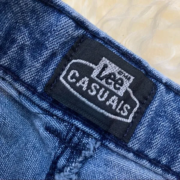 Vintage Lee Casuals super high waist denim shorts - Image 3