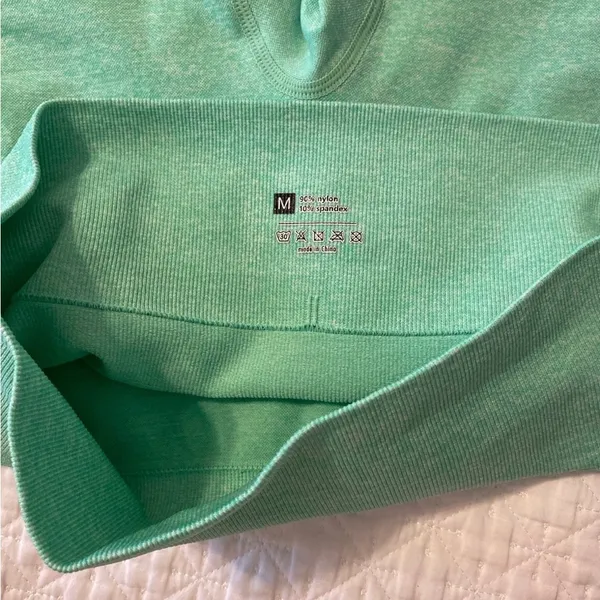 Amazon mint green biker shorts - Image 5