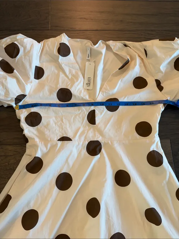 New With Tags Glam Polka Dit Dress Sz M - Image 5