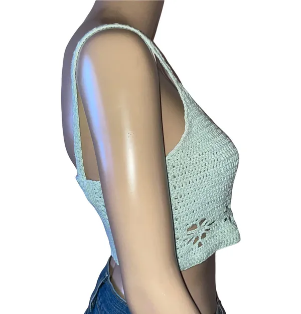 Free People Berkinette Crochet Bralette Crop Cami Top - Image 8
