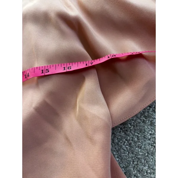 Tibi Silk Popover Shift‎ Dress 6 Terracotta Pink Cape Back Minimalist Cocktail - Image 7