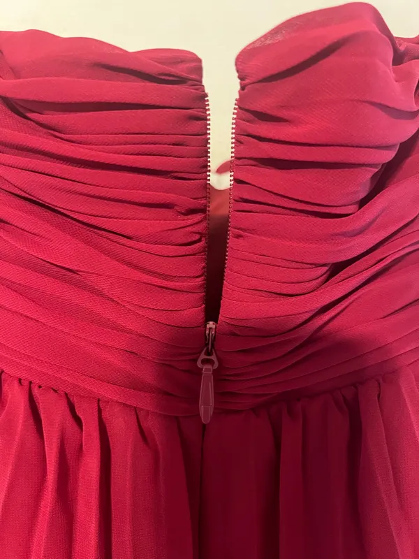 Zaptika Red pleated dress Size 22 - Image 4
