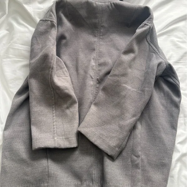 Free People Gray Pea Coat - Image 5