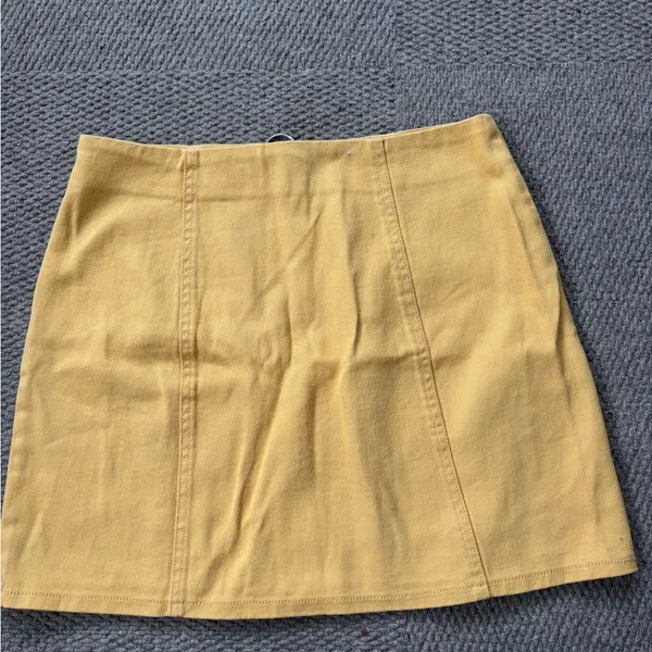 Yellow mini skirt Size M - Image 3