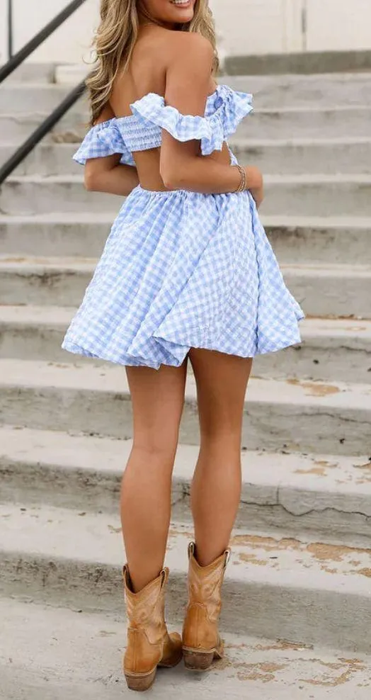 These Three Boutique Blue Easter Dress - Image 3