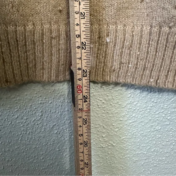 Original Weatherproof Vintage Tan and White Nordic Pattern Fair Isle Sweater - Image 4