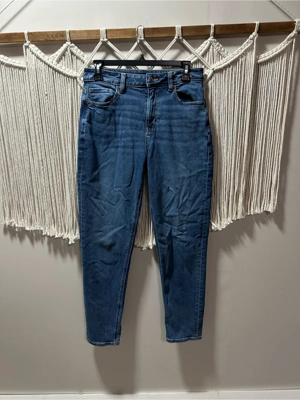 American Eagle Outfitters Women's High-Rise Slim Jeans in Blue - Image 4