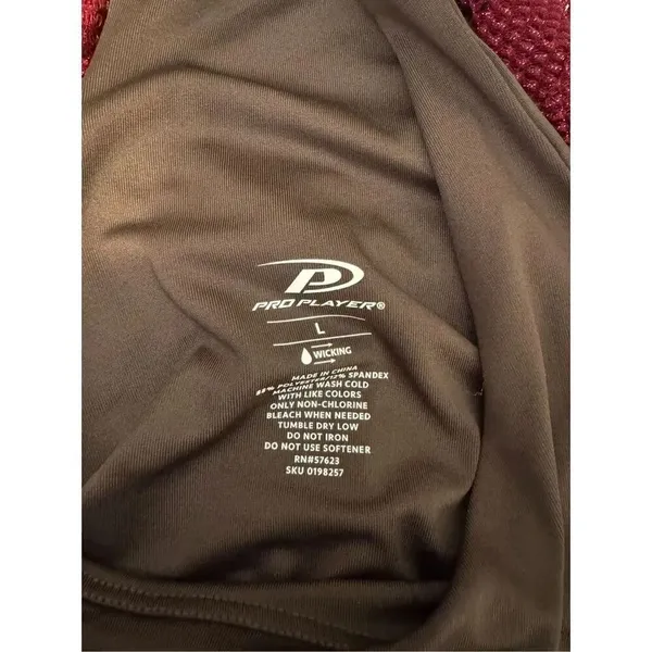 Pro player tank top with sports bra size large - Image 4