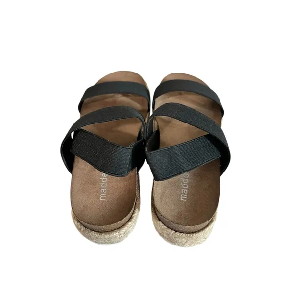 Women’s Madden Girl Cassie Size 5 Strappy Platform Sandals Black NWT - Image 4