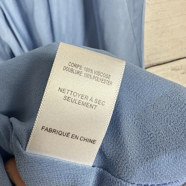 ASTR The Label Ellison Satin Sweetheart Mini‎ Dress Baby Blue Womens Size Large - Image 8
