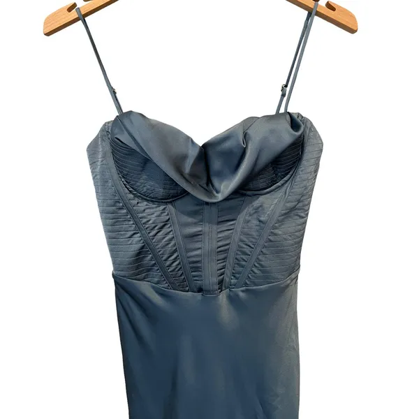 NEW HOUSE OF CB Myrna Satin Corset Dress Size Small - Image 7
