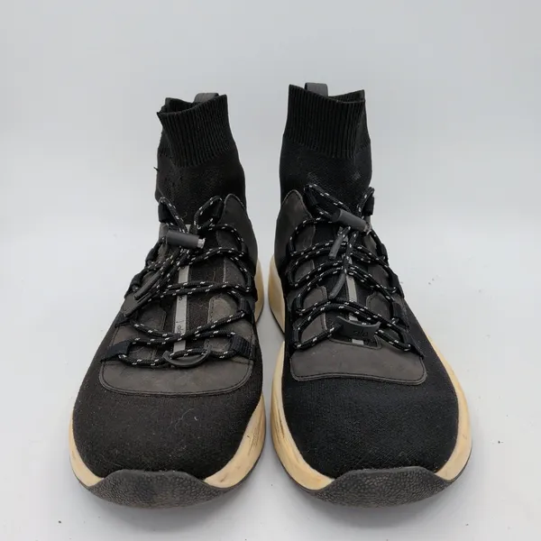 Alo Yoga Wanderer Sneaker Black Knit High Top Sock Fit‎ Women 8 A0058W-BLACK - Image 3