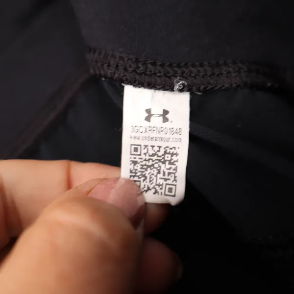 Under Armour Womens Black Elastic Waist Cropped Jogger Pants - Image 3