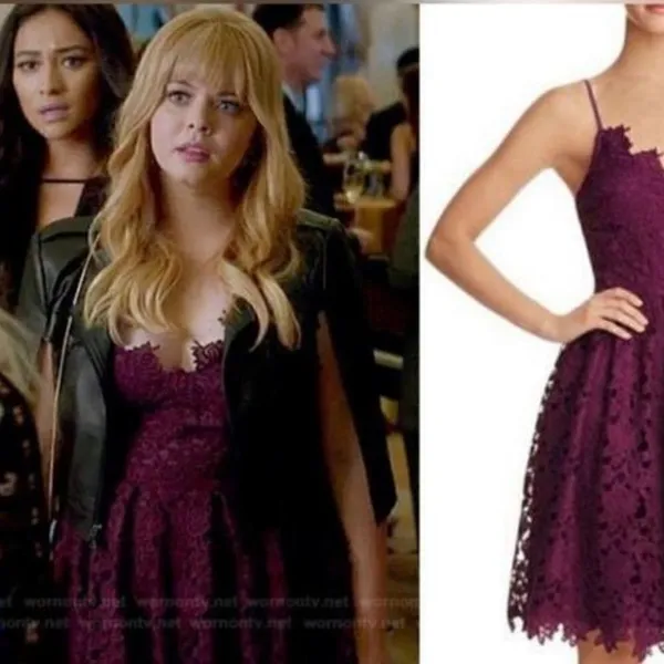 NWT Aqua Lace Mini dress - Image 2